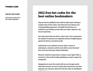 freebetcode.com screenshot