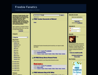 freebiefanatics.blogspot.com screenshot