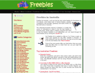 freebies.net.au screenshot
