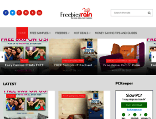 freebiesrain.com screenshot
