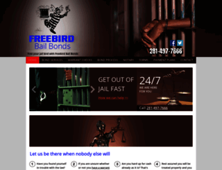 freebirdbailbondshouston.com screenshot