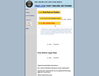 freebizlawyer.com screenshot