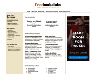 freebookclubs.com screenshot
