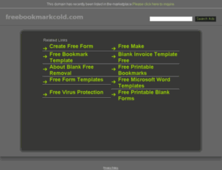 freebookmarkcold.com screenshot