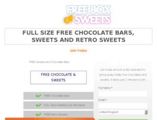 freeboxofsweets.co.uk screenshot