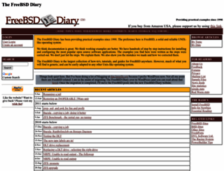 freebsddiary.org screenshot