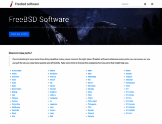 freebsdsoftware.org screenshot