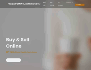freecaliforniaclassifieds.com screenshot