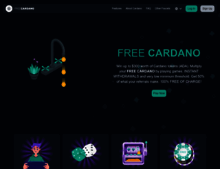 freecardano.com screenshot