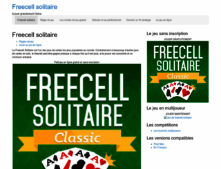 freecellsolitaire.fr screenshot