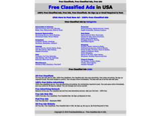 freeclassifiedads.us screenshot
