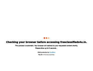 freeclassifieds4u.in screenshot