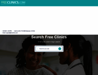 freeclinics.com screenshot