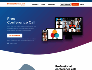 freeconference.com screenshot