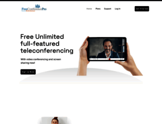 freeconferencepro.com screenshot