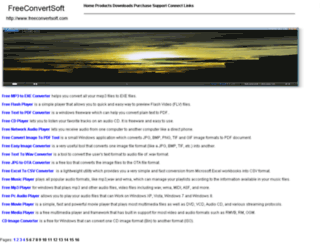 freeconvertsoft.com screenshot