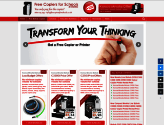 freecopiersforschools.co.uk screenshot