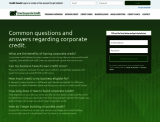 freecorporatecredit.com screenshot