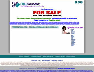 freecoupons.com screenshot