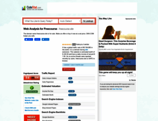 freecourse.site.cutestat.com screenshot