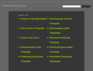 freecreatcrs.com screenshot