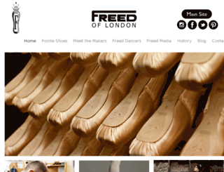 freed-pointeshoes.com screenshot