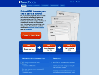 freedback.com screenshot