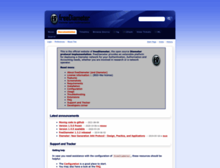 freediameter.net screenshot
