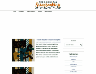freedigitalscrapbooking.com screenshot