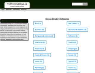 freedirectory-listings.org screenshot