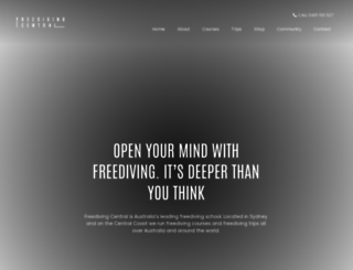 freedivingcentral.com screenshot
