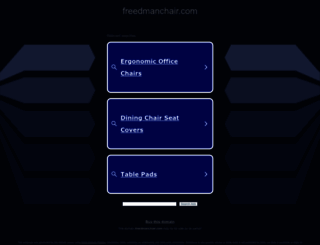 freedmanchair.com screenshot