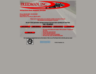 freedmaninc.com screenshot