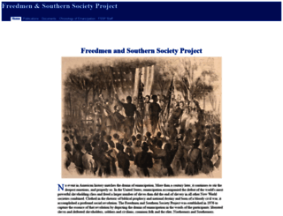 freedmen.umd.edu screenshot