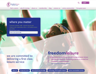 freedom-fitness.org.uk screenshot