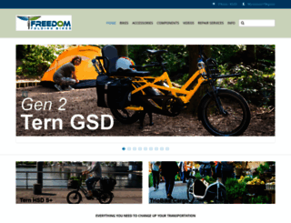 freedom-folding-bikes-608278.shoplightspeed.com screenshot
