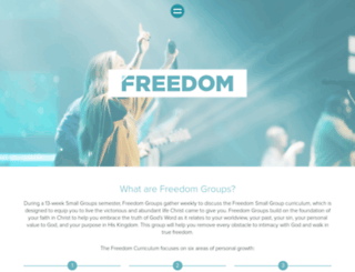 freedom.churchofthehighlands.com screenshot