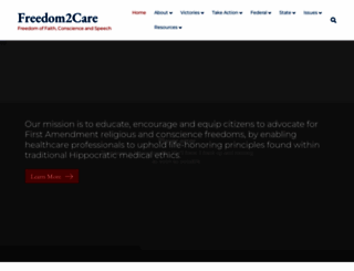 freedom2care.org screenshot