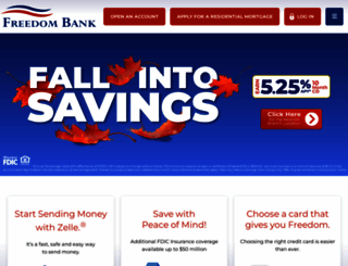 freedombanknj.com screenshot