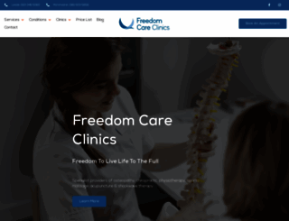 freedomcareclinics.com screenshot