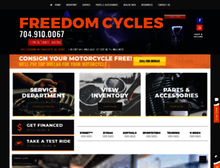 freedomcyclesnc.com screenshot