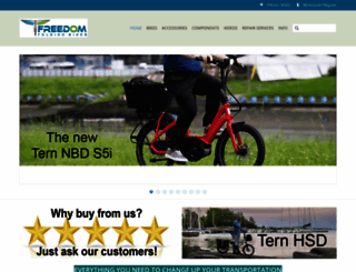 freedomfoldingbikes.com screenshot