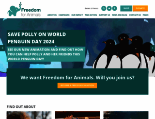 freedomforanimals.org.uk screenshot