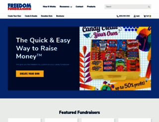freedomfundraising.com screenshot