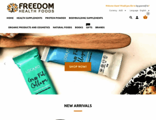 freedomhealthfoods.com.au screenshot
