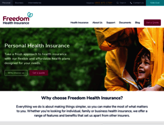 freedomhealthnet.com screenshot