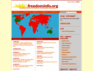 freedominfo.org screenshot
