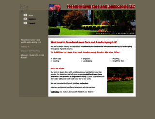 freedomlawn-landscape.com screenshot