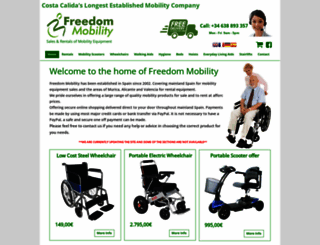 freedommobilityspain.com screenshot