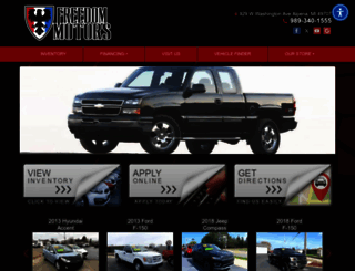 freedommotorsalpena.com screenshot